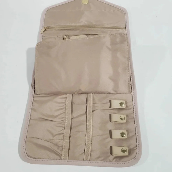 Bagsmart Travel  Jewelry Case Pink/Tan Color. - Picture 4 of 8